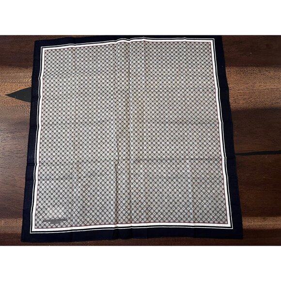 Pierre Balmain Paris Geometric Print Handkerchief - Picture 4 of 4